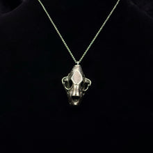 Load image into Gallery viewer, Lion Pendant - White Bronze