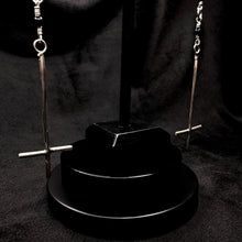 Load image into Gallery viewer, Inverted Cross Drop Earrings