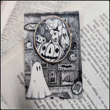 Load image into Gallery viewer, Pumpkin Patch Witch Wooden Pin