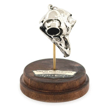 Load image into Gallery viewer, Great Horned Owl Pendant - White Bronze
