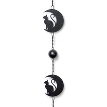 Load image into Gallery viewer, Black Cat Moon Hanging Decoration