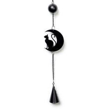 Load image into Gallery viewer, Black Cat Moon Hanging Decoration