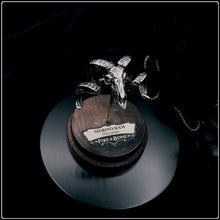 Load image into Gallery viewer, Merino Ram Skull Pendant - White Bronze