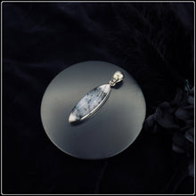 Load image into Gallery viewer, Dendritic Agate Marquise Pendant