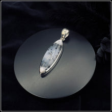 Load image into Gallery viewer, Dendritic Agate Marquise Pendant