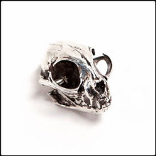 Load image into Gallery viewer, Domestic Cat Skull Pendant - White Bronze - #intotheblack#