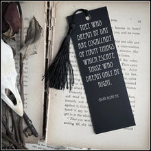 Load image into Gallery viewer, Edgar Allen Poe Bookmark - #intotheblack#