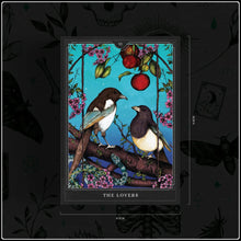 Load image into Gallery viewer, The Lovers Tarot Greeting Card - #intotheblack#