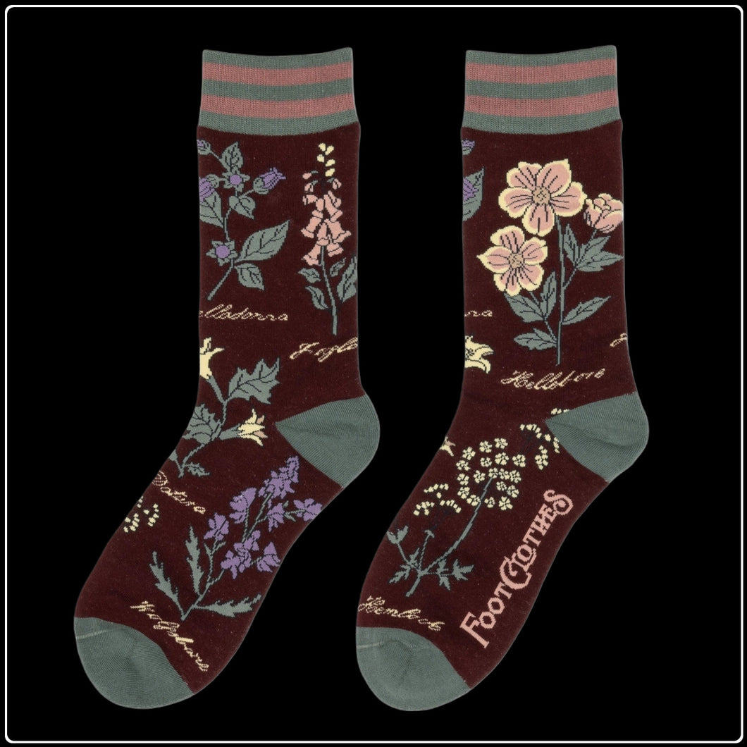 Baneful Botany Socks