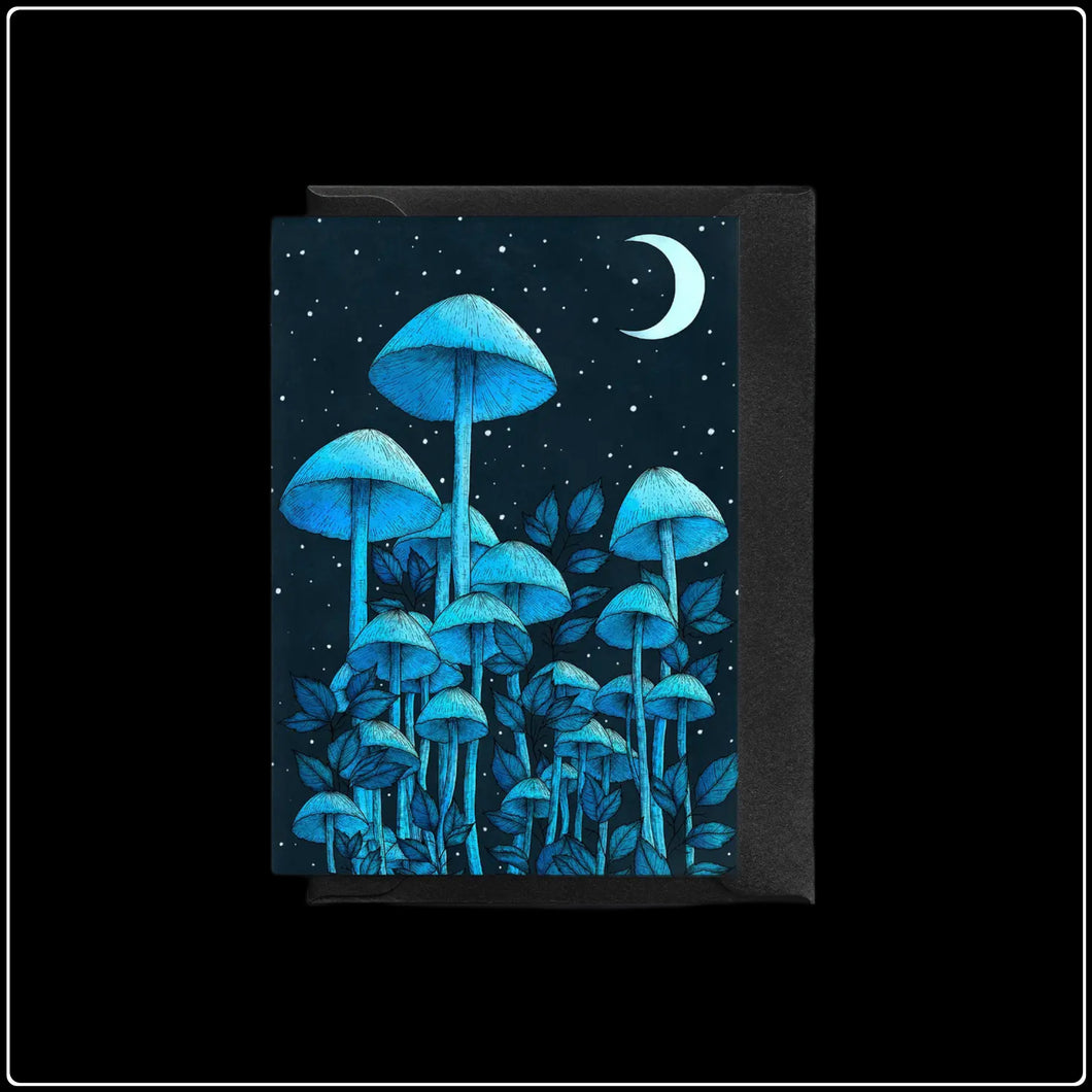 Star Mushrooms Greeting Card