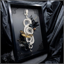 Load image into Gallery viewer, Bamboo Pit Viper &amp; Death’s Head Moth Frame
