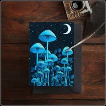 Load image into Gallery viewer, Star Mushrooms Greeting Card
