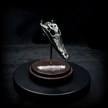 Load image into Gallery viewer, Nile Crocodile Pendant - White Bronze
