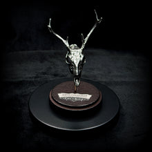 Load image into Gallery viewer, White Tailed Deer Skull Pendant - White Bronze

