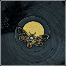 Load image into Gallery viewer, Death Moth &amp; Moon Embroidered Patch
