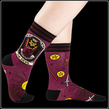 Load image into Gallery viewer, The Devil Tarot Nouveau Socks
