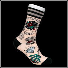 Load image into Gallery viewer, Tattooed Lady Socks
