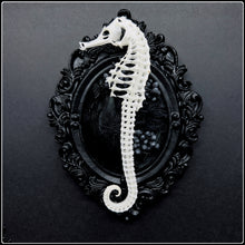 Load image into Gallery viewer, Gothic Seahorse Skeleton
