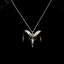 Load image into Gallery viewer, Bighorn Sheep Pendant - White Bronze
