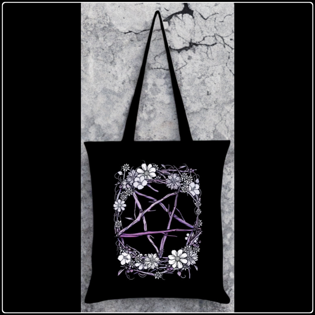 Pagan Pentagram Tote Bag