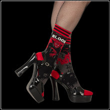 Load image into Gallery viewer, Dracula’s Bloodlust Socks
