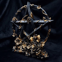 Load image into Gallery viewer, Floral Pentagram Display
