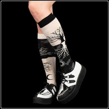 Load image into Gallery viewer, As Above So Below Tree Knee High Socks
