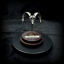 Load image into Gallery viewer, Bighorn Sheep Garnet Pendant - Sterling Silver
