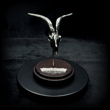 Load image into Gallery viewer, Goat Skull Pendant - White Bronze
