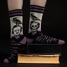 Load image into Gallery viewer, The Raven Poe Socks
