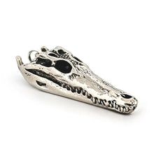 Load image into Gallery viewer, Nile Crocodile Pendant - White Bronze
