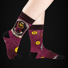 Load image into Gallery viewer, The Devil Tarot Nouveau Socks
