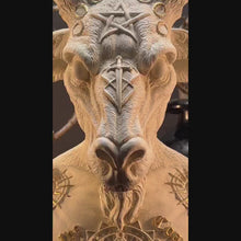 Load and play video in Gallery viewer, Baphomet Bust
