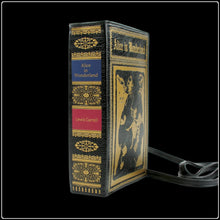 Load image into Gallery viewer, Alice In Wonderland Book Cross Body Bag - #intotheblack#
