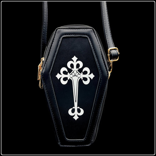 Black Coffin Shoulder Bag - #intotheblack#