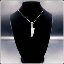 Load image into Gallery viewer, Chef’s Knife Necklace - #intotheblack#
