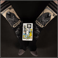 Load image into Gallery viewer, Death Tarot Socks - #intotheblack#
