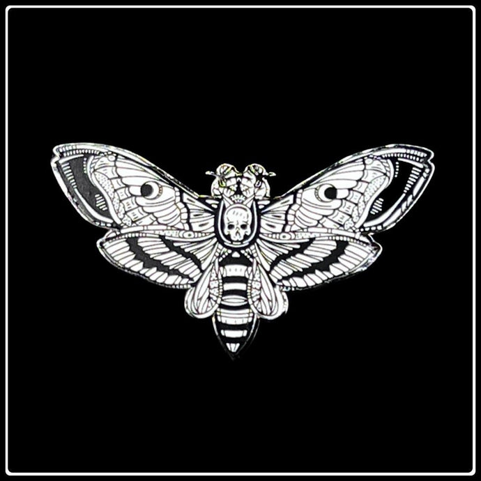 Death's Head Hawkmoth Pin - #intotheblack#