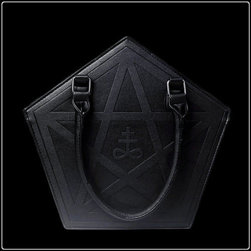 Leviathan Cross & Pentagram Handbag - #intotheblack#
