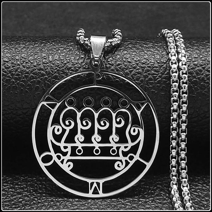 PAIMON Sigil Necklace - #intotheblack#