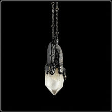 Load image into Gallery viewer, Petite Scepter Quartz Wand Necklace - #intotheblack#
