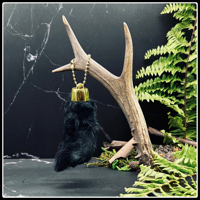 Rabbit Foot Key Chain - #intotheblack#