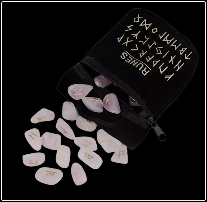 Rose Quartz Runes - #intotheblack#