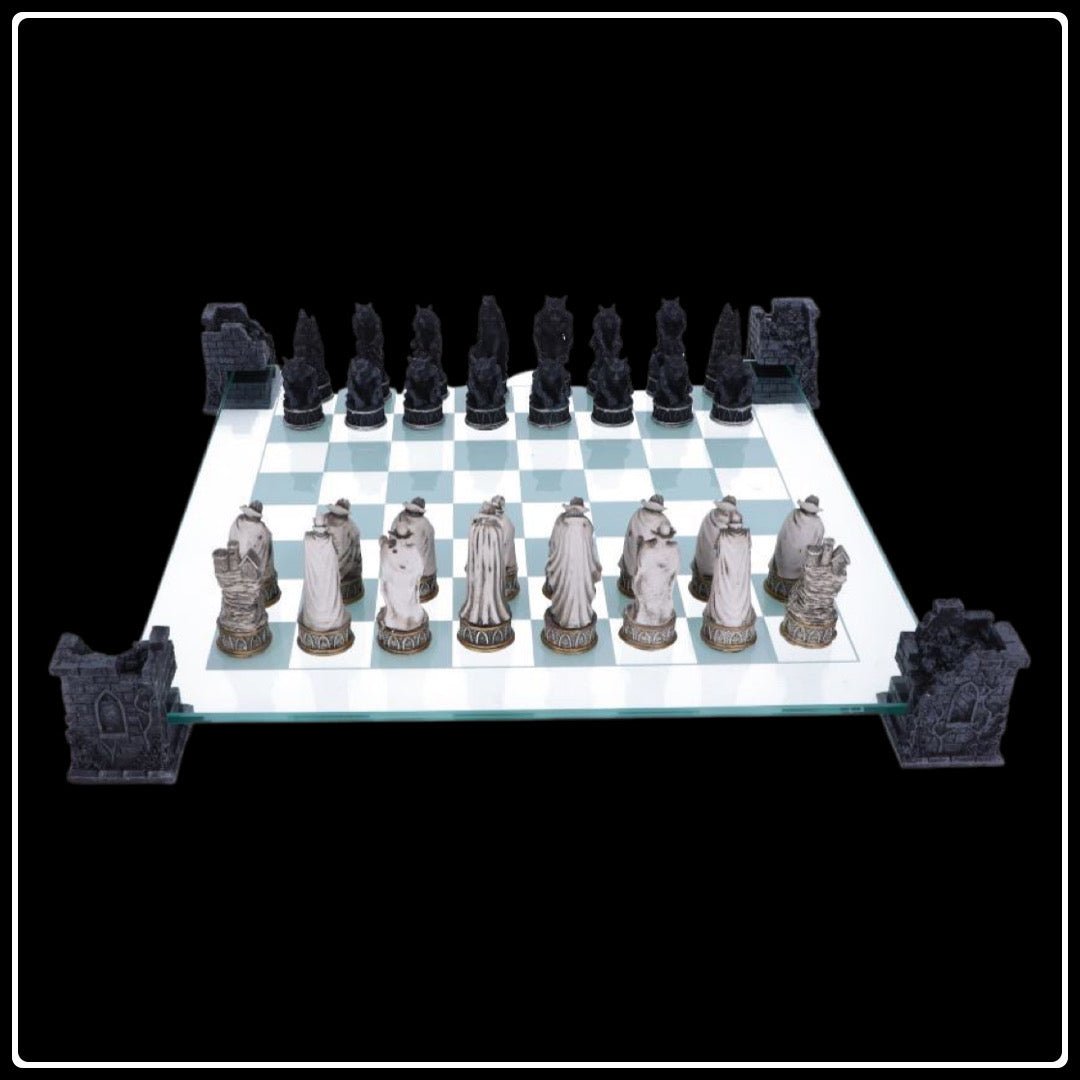 Vampire and Werewolf Chess Set - Into The Black