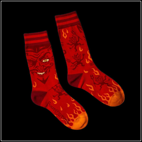 Vintage Devil Socks - #intotheblack#